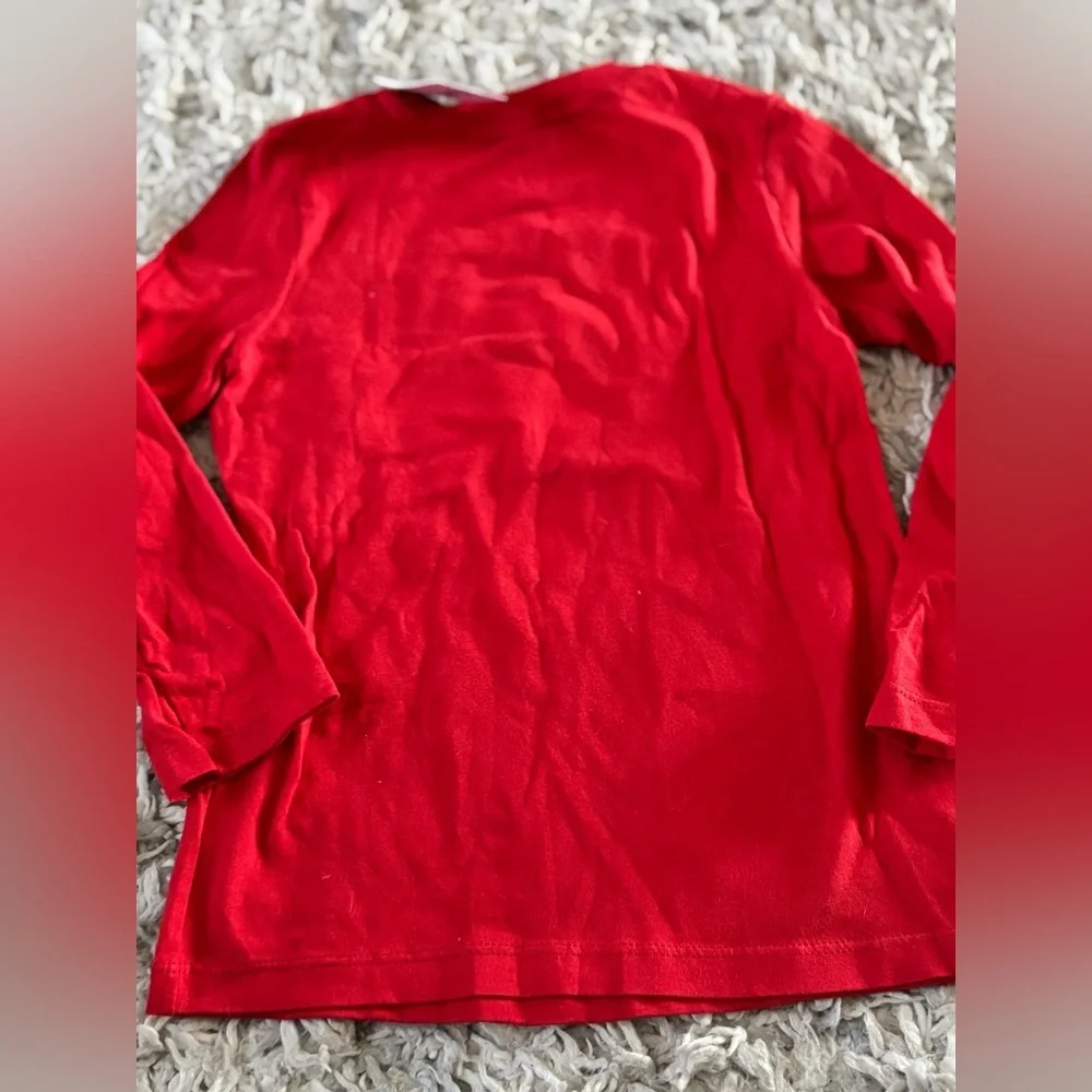 TCP New Red Santa Kids Shirt Christmas Boys Sz 4T